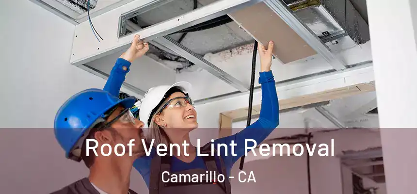 Roof Vent Lint Removal Camarillo - CA